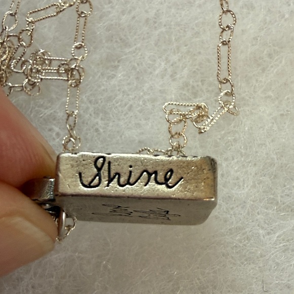 Sundance Silver Necklace with Turquoise "C" Pendant by Jes MaHarry (NIB) - Picture 4 of 8